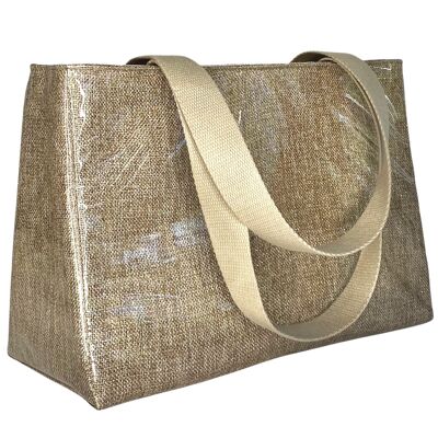 Cooler bag M, “Glittering Jute”