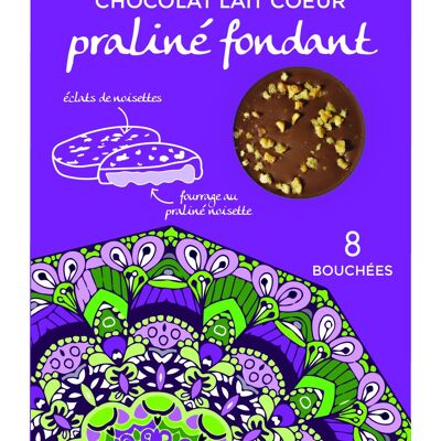 Milk chocolate with fondant praline 75g MT Mandala
