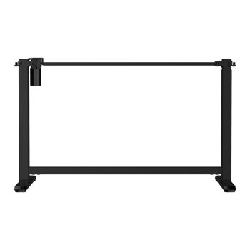 Bureau assis-debout électrique - Noir avec plateau en verre - 140 x 70 cm 8