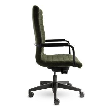 Chaise de bureau design Bradley Vert - Non assemblée 3