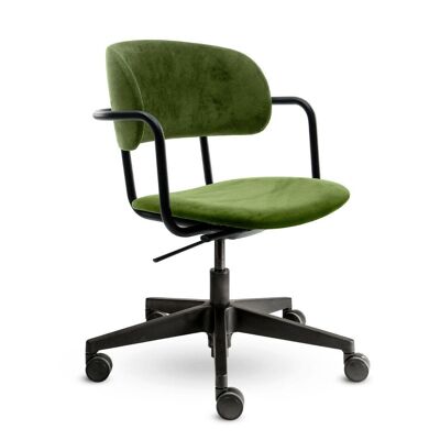 Stacy Velvet Olive - Silla de oficina - Sí