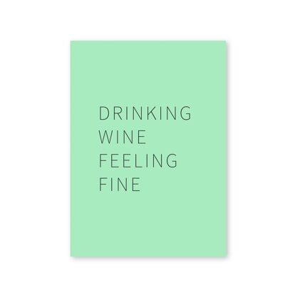 Happy Wine Cards - Beber vino, sentirse bien