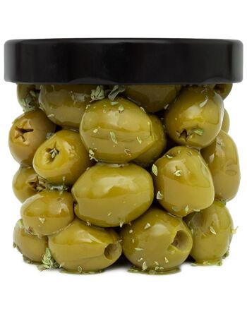 Olives vertes bio 170 g - marinées à l'ail et à l'origan 2