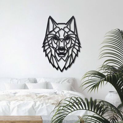 DID. Wolf - Geometrisch Hout - 50cm x 36cm - Populier