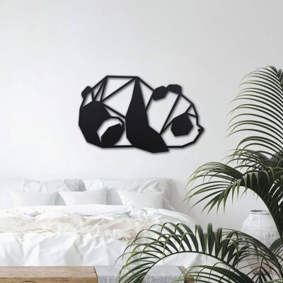 DID. Panda Geometrisch Hout - 70cm x 43cm - Eiken