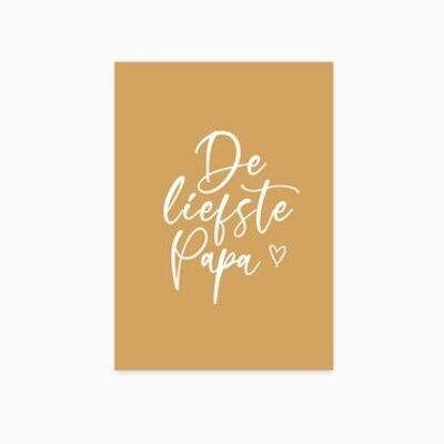 Carte postale A6 || cher papa