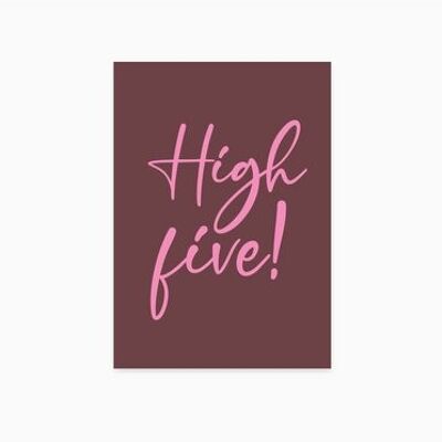 A6 Postcard || High five