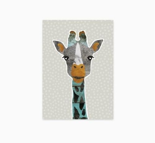 A6 Ansichtkaart || Giraffe