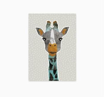 Carte postale A6 || Girafe 1