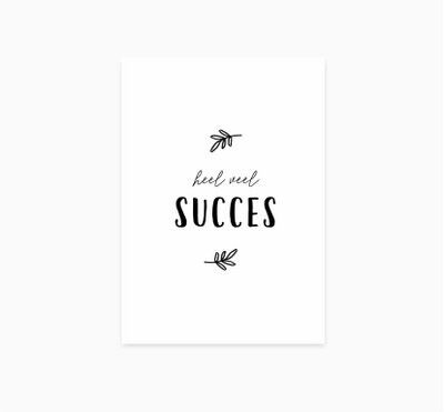 Postal A6 || Buena suerte