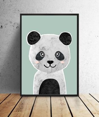 Affiche Ours panda 1
