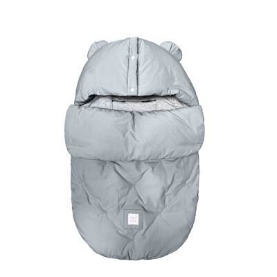 BébéPOD Airy Footmuff: Versatile and Breathable for Temperate Climate - Ideal for Strollers, Carrycots and Car Seats - Color Bondi Blue