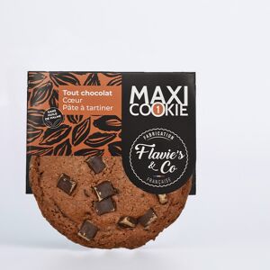 Cookie tout chocolat – coeur pâte à tartiner