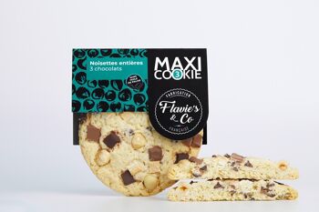 Cookie noisettes entières – 3 chocolats 2