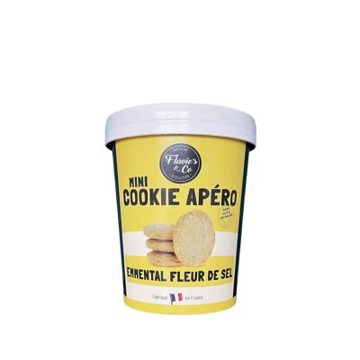 Mini cookies apéro :
Emmental Français – Fleur de sel