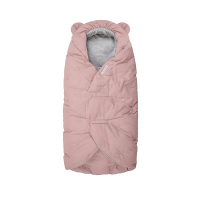 Airy Nest Swaddling: Breathable Cotton for Babies up to 6 Months - Pink Cameo