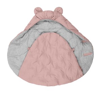 Emmaillotage Airy Nest : Coton respirant pour bébés jusqu'à 6 mois - Camée Rose 3