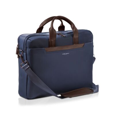 Campo Marzio Willen Large Business Briefcase - Ocean Blue