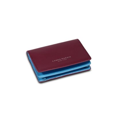 Campo Marzio Gustav Business Card Holder - Currant Red