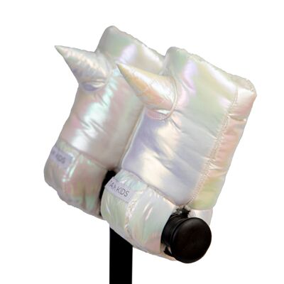 Kids Warmmuffs Unicorn - Keeps Your Little One's Hands Warm in Winter - Iridescent