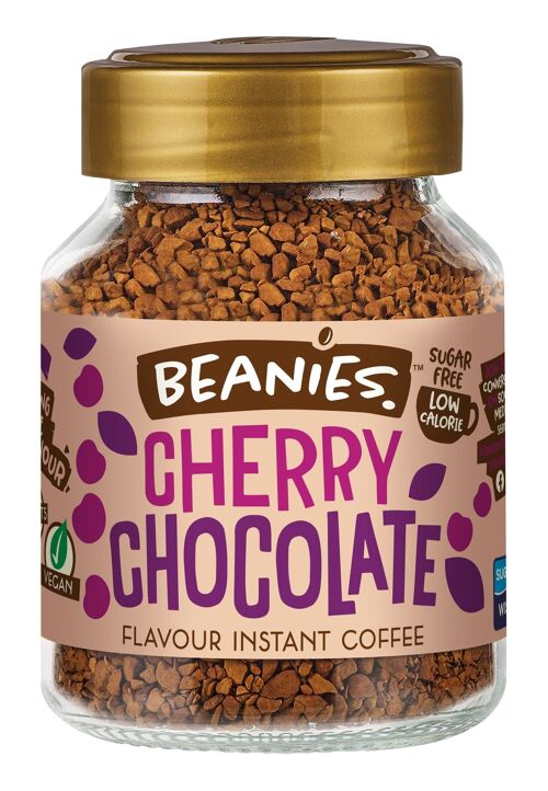 Beanies 50g Cherry Chocolate Flavoured Instant Coffee