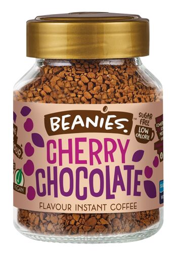 Beanies 50g Café Instantané Saveur Chocolat Cerise 1