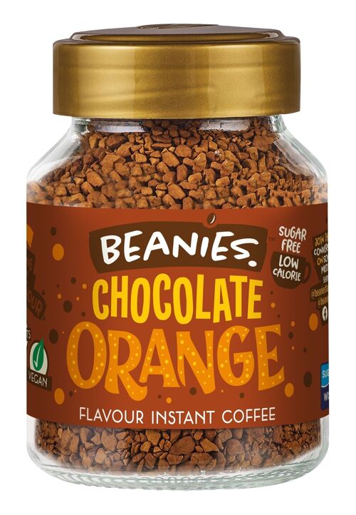 Beanies 50g Chocolate Orange Flavoured Instant Coffee