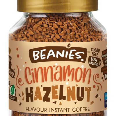 Beanies 50g Cinnamon Hazelnut Flavoured Instant Coffee