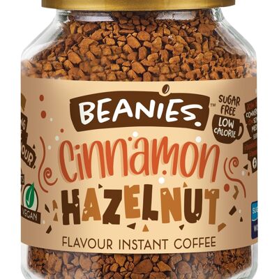 Beanies 50g Cinnamon Hazelnut Flavoured Instant Coffee