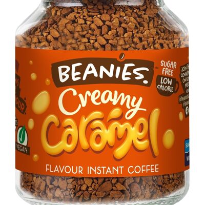 Beanies 50 g Instantkaffee mit cremigem Karamellgeschmack