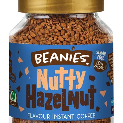 Beanies 50g Café instantáneo con sabor a nuez y avellana