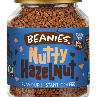 Beanies 50g Nutty Hazelnut  Flavoured Instant Coffee