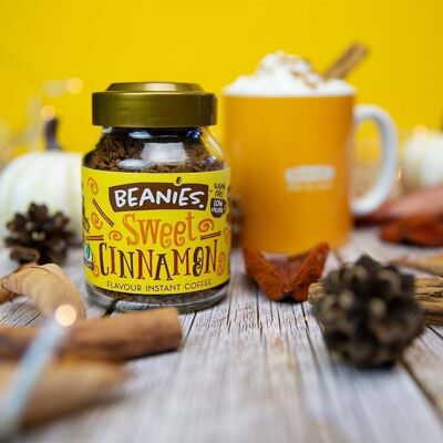 Beanies 50g Sweet Cinnamon Flavoured Instant Coffee