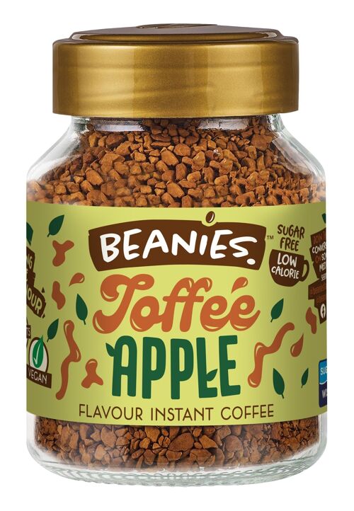 Beanies 50g Toffee Apple Flavoured Instant Coffee