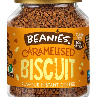 Beanies 50g Café Instantané Aromatisé Biscuit Caramélisé