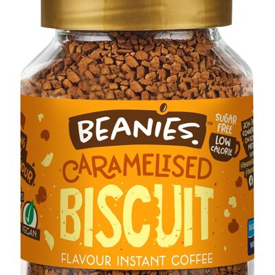 Beanies 50g Caramelised Biscuit Flavoured Instant Coffee