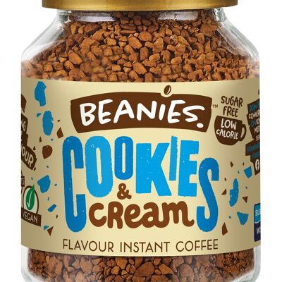 Beanies 50g Café instantáneo con sabor a galletas y crema