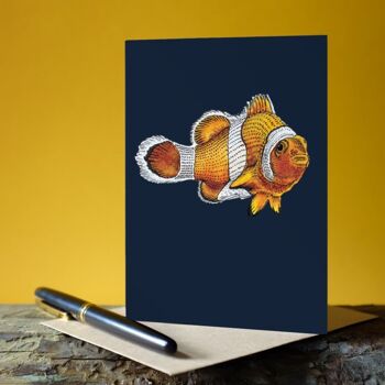 La carte d'art du poisson-clown 4