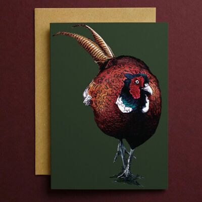 The Common Pheasant Art Card