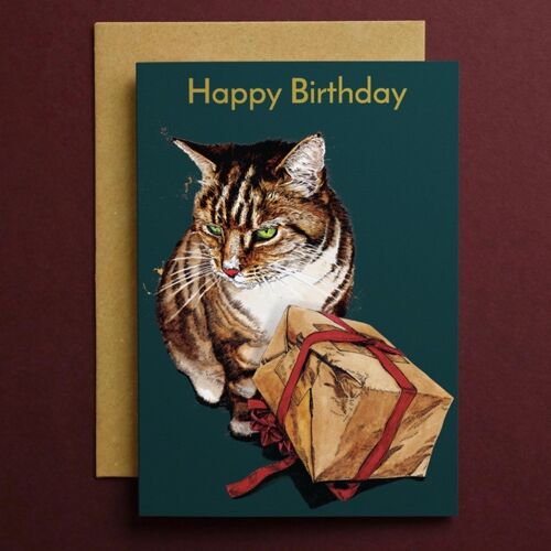 Happy Birthday Cat Card