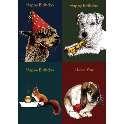 Bestsellers Bundle 2022 - Animal Foiled Occasions Cards