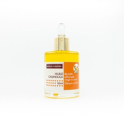 CALENDULA Oil, Face And Body, Made In Corsica, 50 Ml