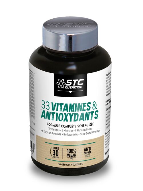 33 Vitamins & Antioxydants