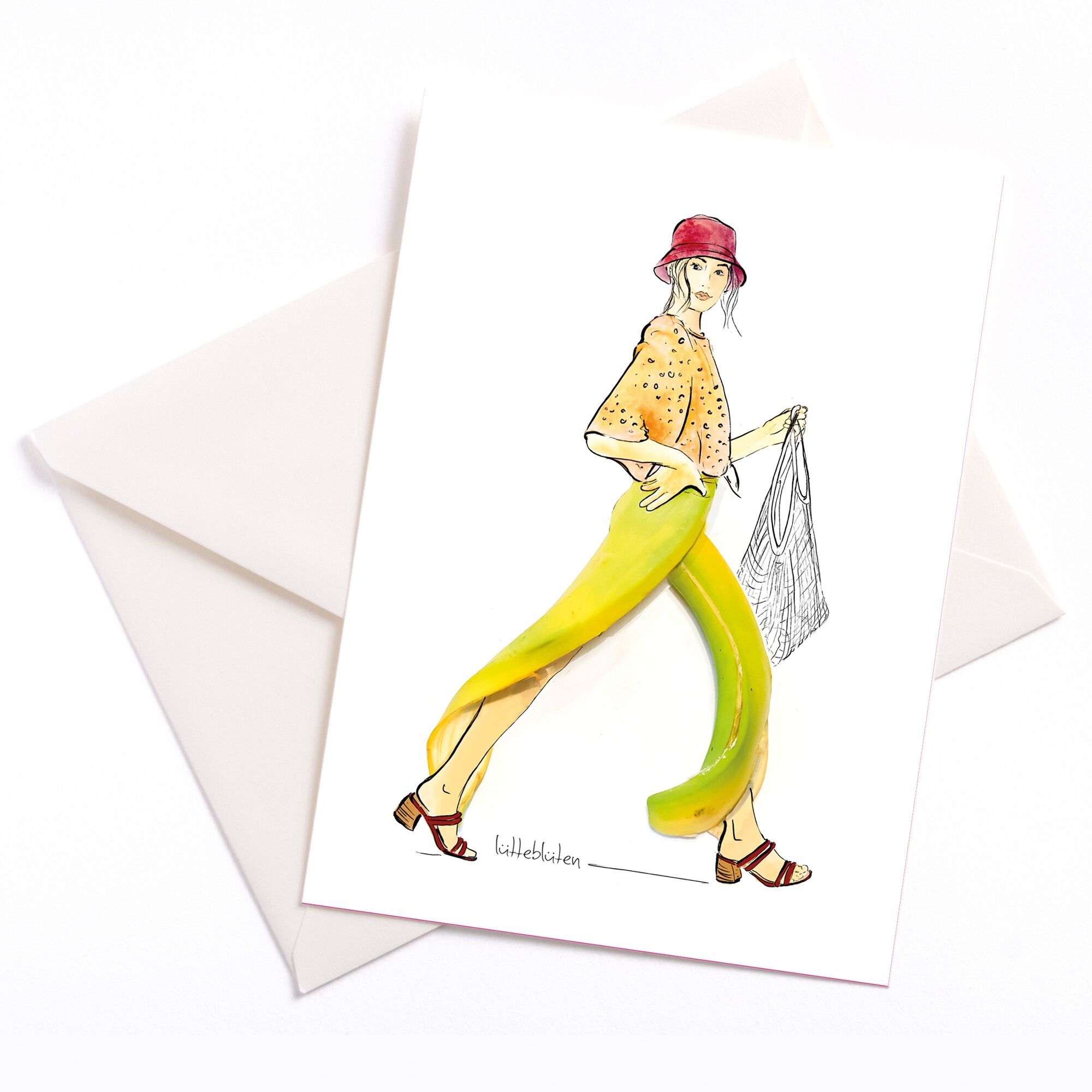 Fruit day - biglietto con anima colorata e busta | 166