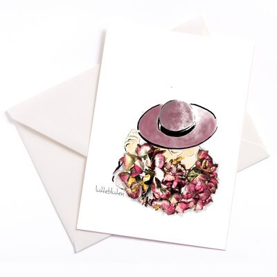 Stillness - Condolence Card with Color Core and Envelope | 401