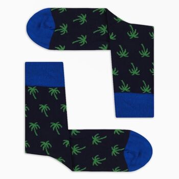 Chaussettes pour hommes Calzini Palm Socks 2