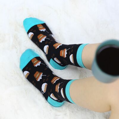 Lustige Socken Frappucino Socke