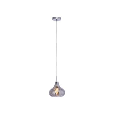 Navigare Callum Pendant Light 1 Light Source Smoke Coloured