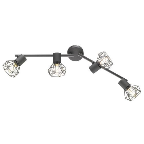 Navigare Utah 4 Light Source Ceiling Spot Light Grey/Chrome