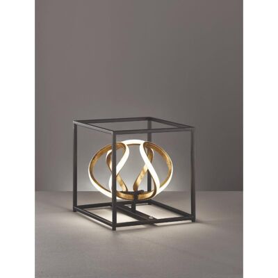 Navigare Dakota Table Lamp 1 Light Source Matt Black/Gold